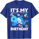 It's My 9th Birthday Whale Theme 9 Year Old Bday Party T-Shirt - T-Shirt | Royal