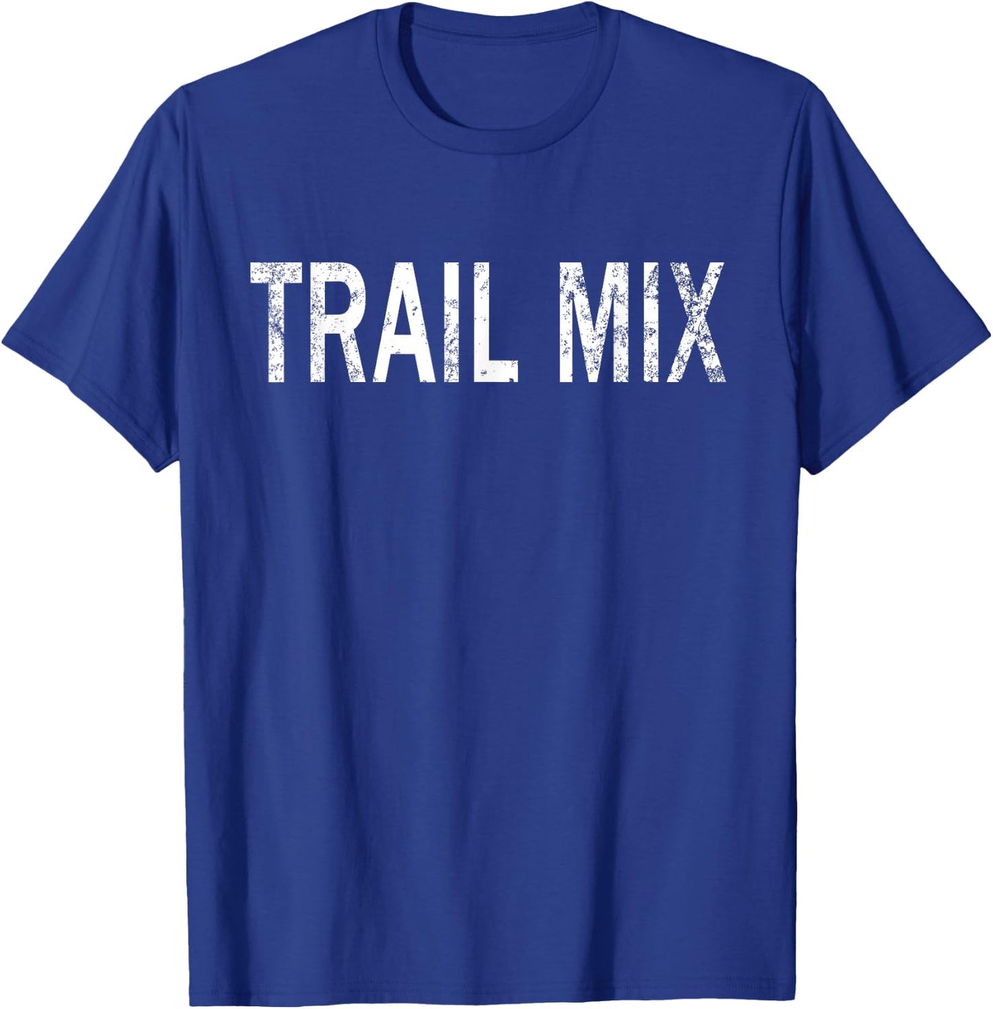Vintage Trail Mix Distressed Hiking & Nature T-Shirt - T-Shirt | Royal