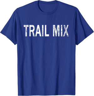 Vintage Trail Mix Distressed Hiking & Nature T-Shirt - T-Shirt | Royal