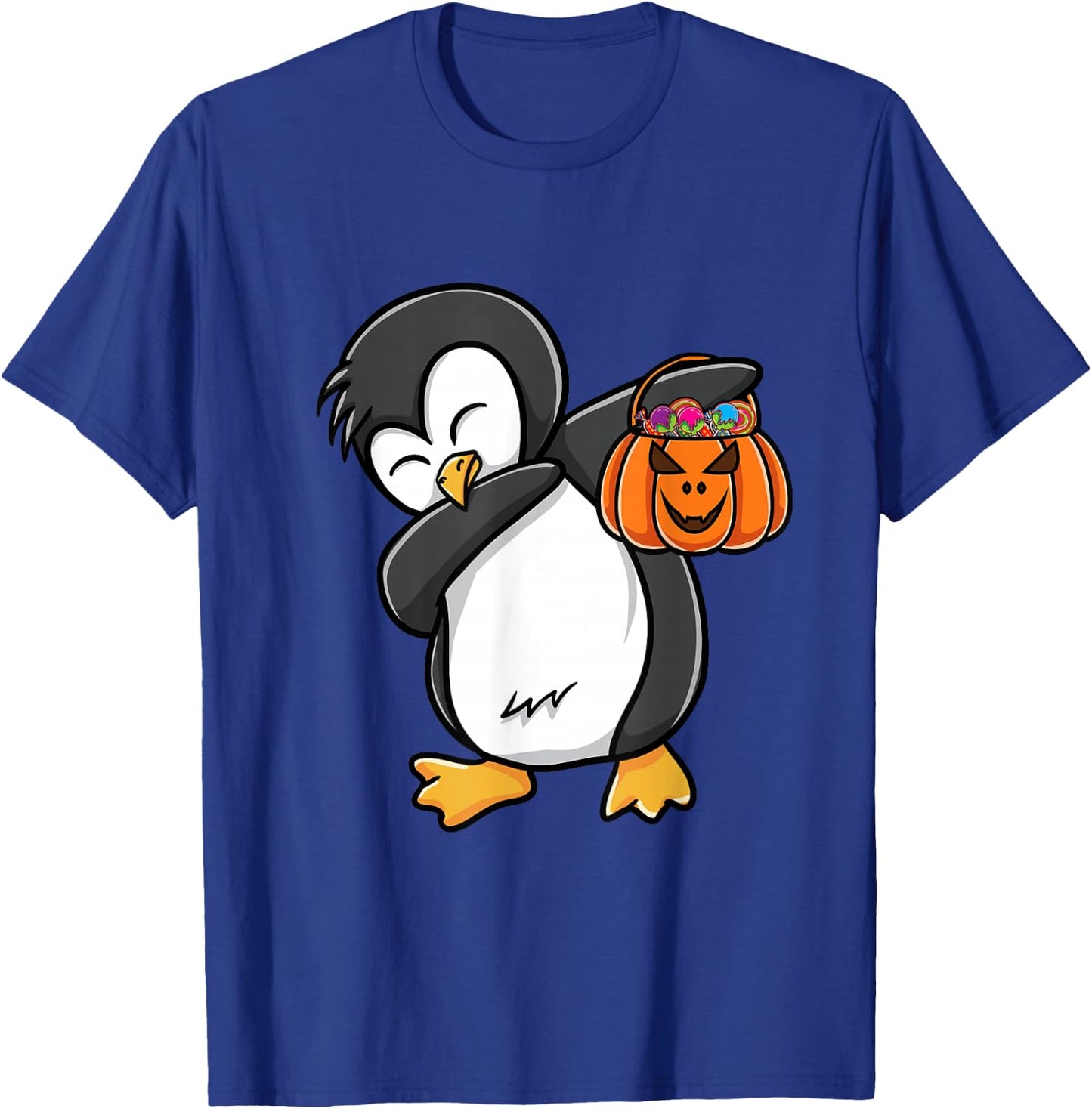 Dabbing Penguin Halloween T-Shirt - T-Shirt | Royal