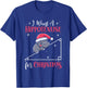 I Want A Hippotenuse For Christmas Funny Math Hippopotamus T-Shirt - T-Shirt | Royal