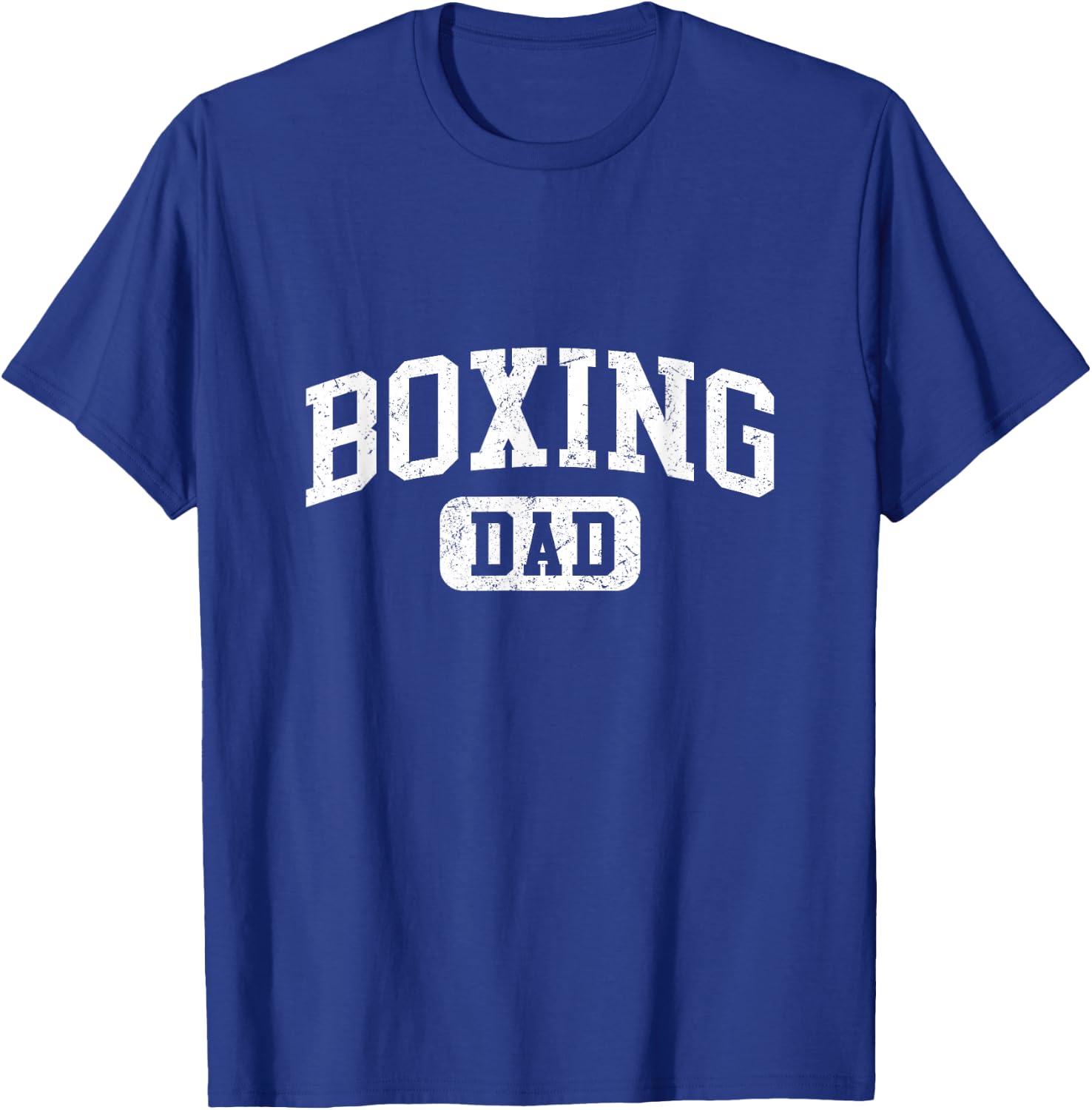 Boxing Dad Funny Lettering Style Fathers Day Daddy T-Shirt - T-Shirt | Royal