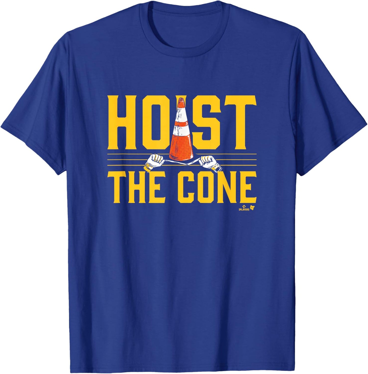Hoist the Cone - Pittsburgh Baseball T-Shirt - T-Shirt | Royal