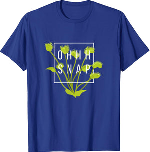 Funny Oh Snap Venus Fly Trap T-Shirt - T-Shirt | Royal