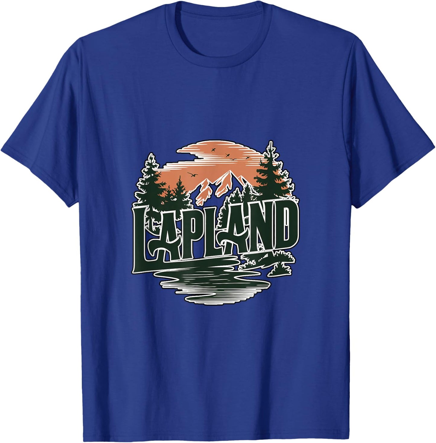 LAPLAND Winter Wonderland and Northern European Wilderness T-Shirt - T-Shirt | Royal