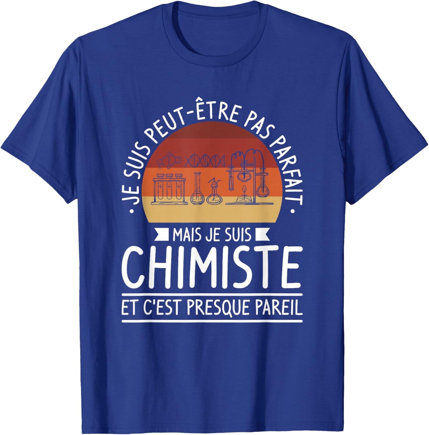 I Am Maybe Not Perfect But I'm Chemist , Black, S T-Shirt - T-Shirt | Royal