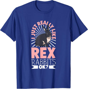 I just really like my Rex Rabbit T-Shirt - T-Shirt | Royal