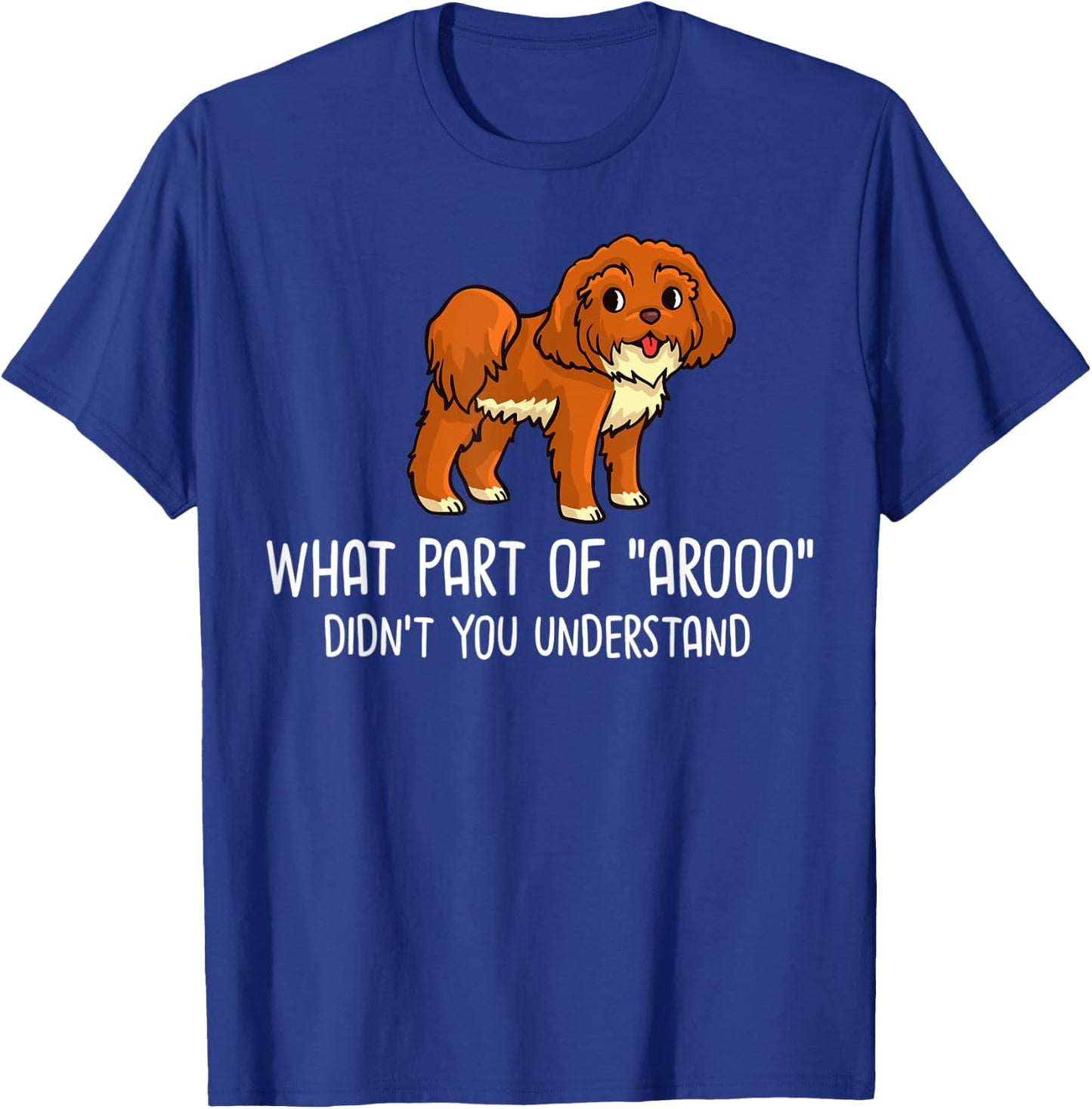 Shih Poo Dog Puppies Owner Lover T-Shirt - T-Shirt | Royal