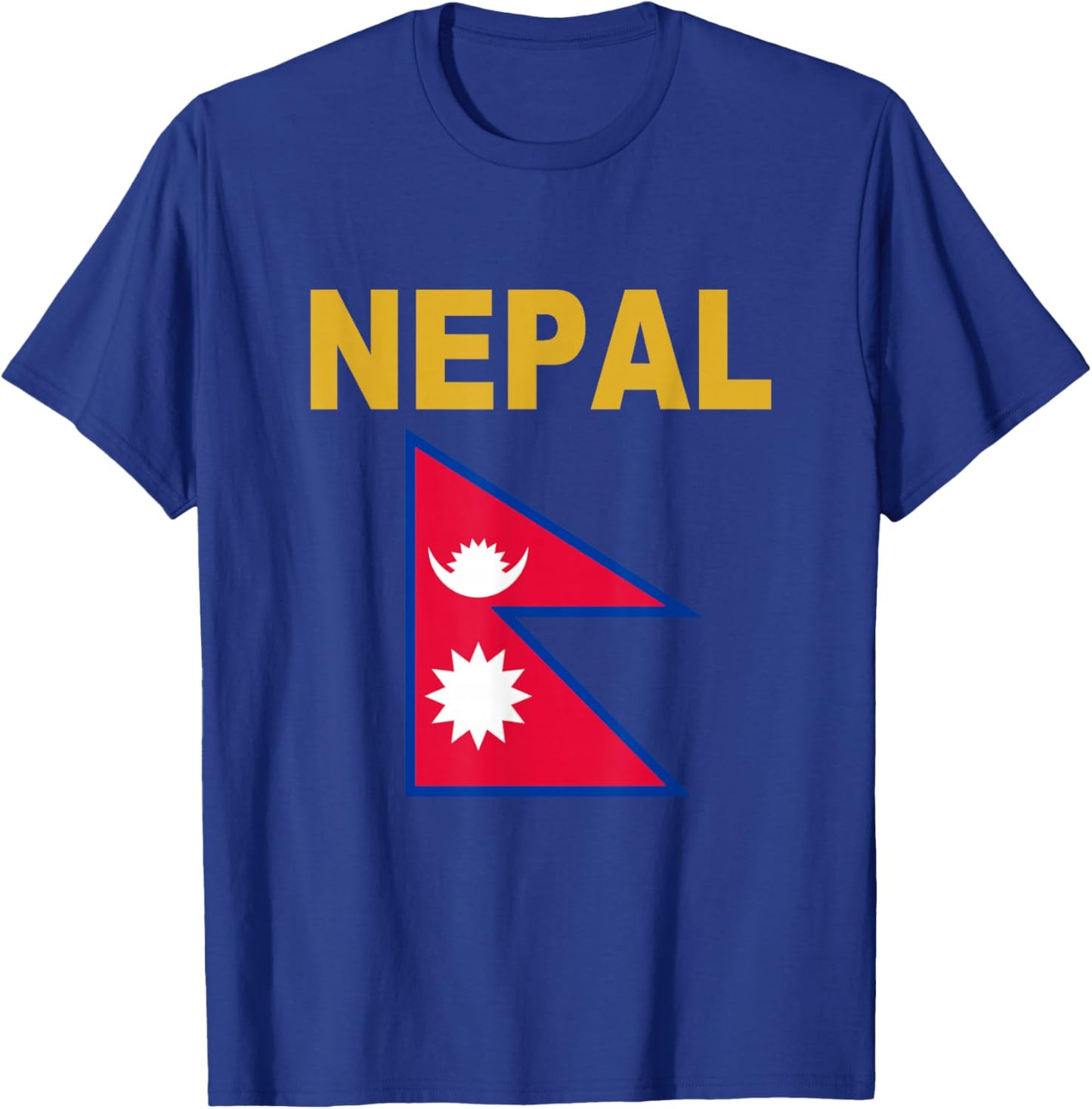 Nepal Flag Cool Nepalese Flags Gift Top T-Shirt - T-Shirt | Royal