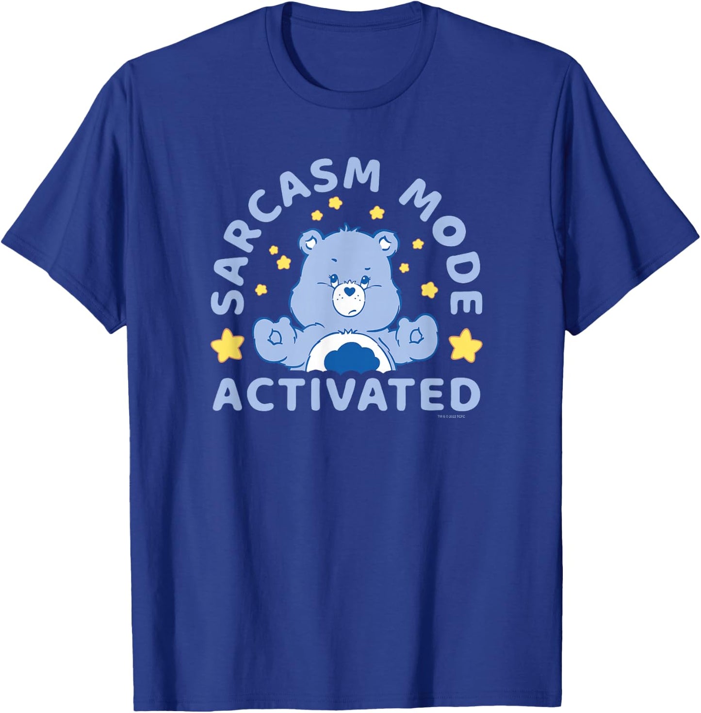 Care Bears Sarcasm Fashion Activated Grumpy Bear Vintage , Black, S T-Shirt - T-Shirt | Royal
