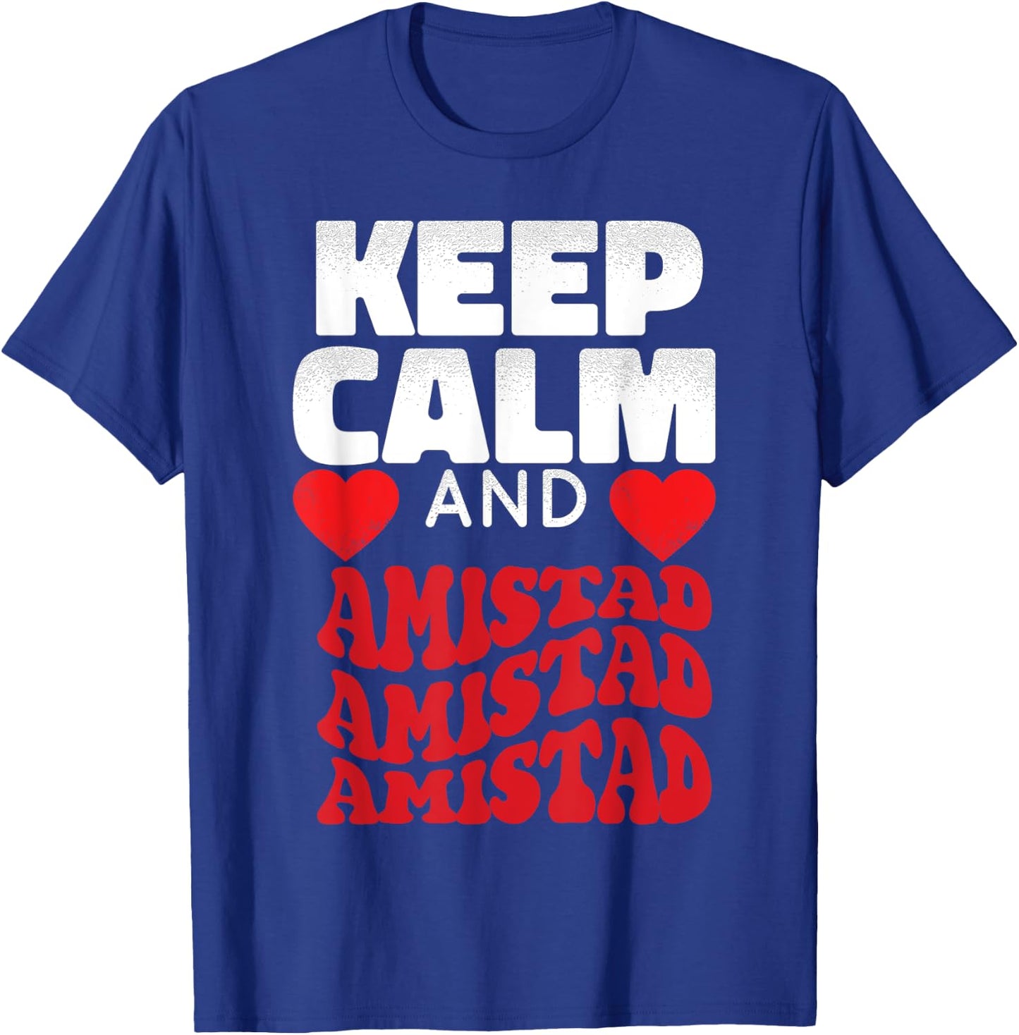 Amistad House Of Friendship RCA Friendly School Spirit T-Shirt - T-Shirt | Royal