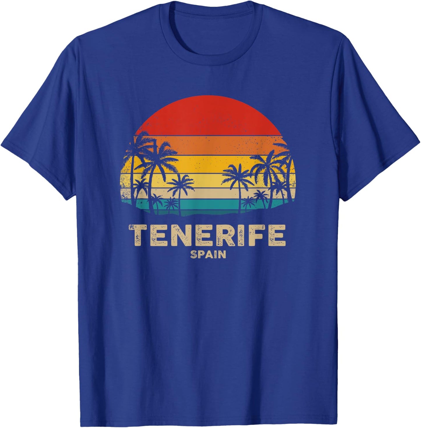 Vintage Tenerife - Spain Souvenir T-Shirt - T-Shirt | Royal
