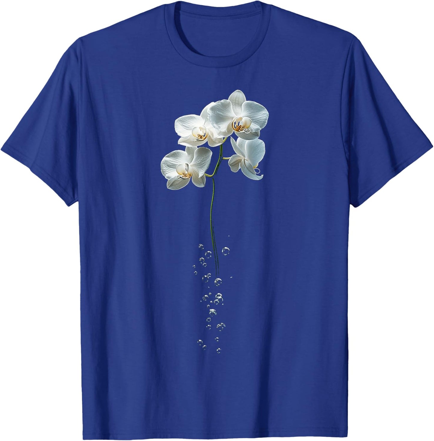 Orchid Pattern UFO Art UFO T-Shirt - T-Shirt | Royal