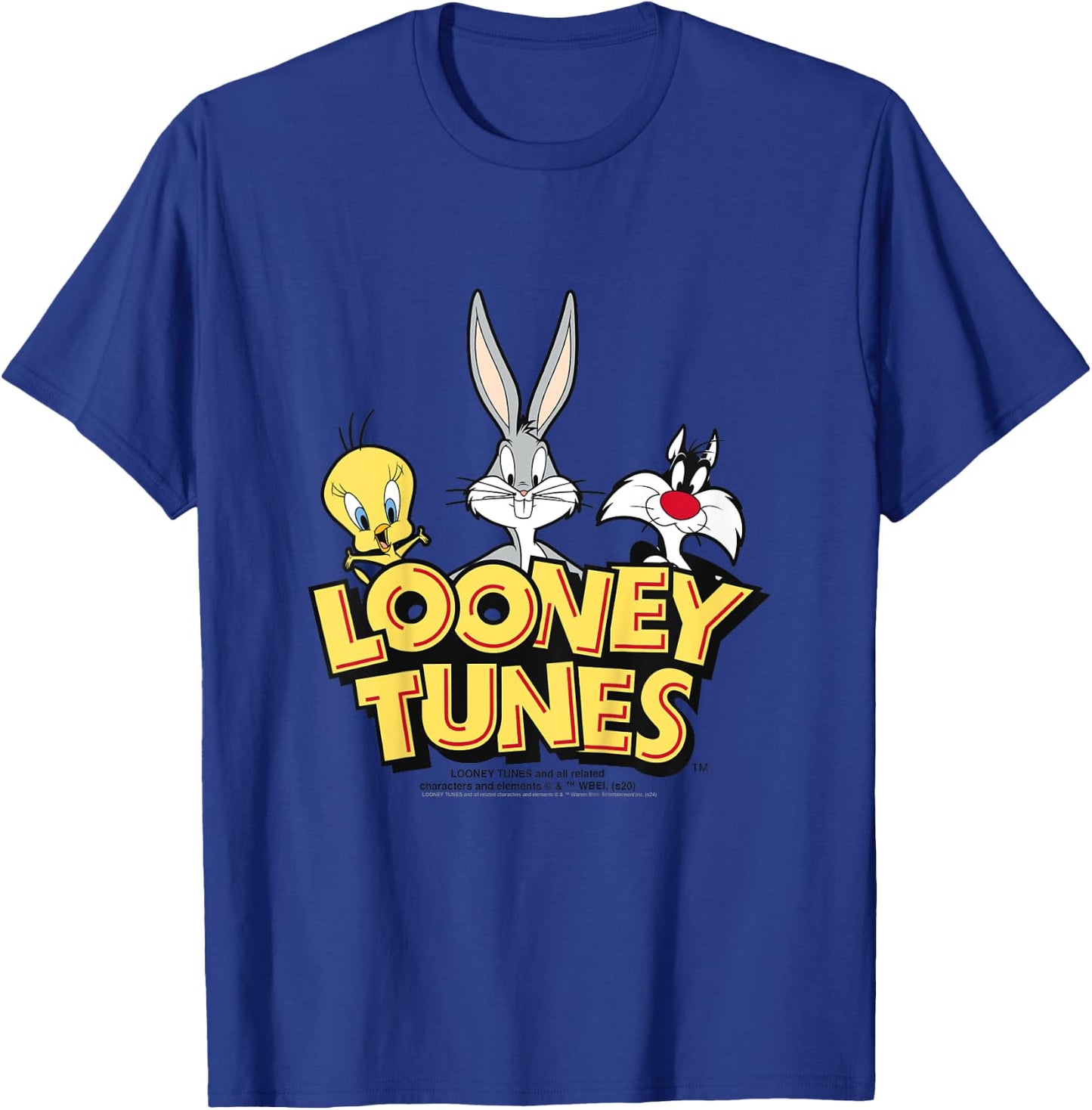 Kids Looney Tunes Group Camiseta , Black, 2 T-Shirt - T-Shirt | Royal