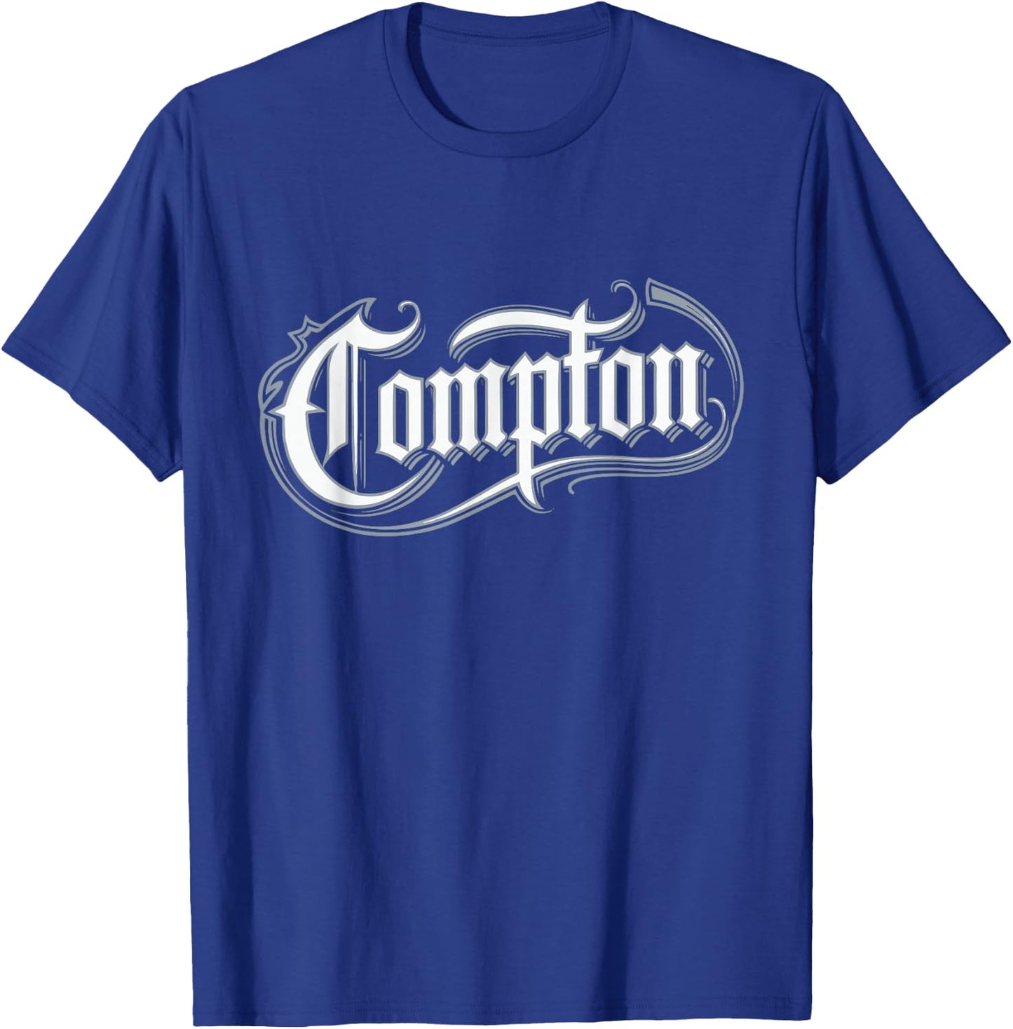 Compton West Coast Rap Gangsta Style 06 , Black, S T-Shirt - T-Shirt | Royal