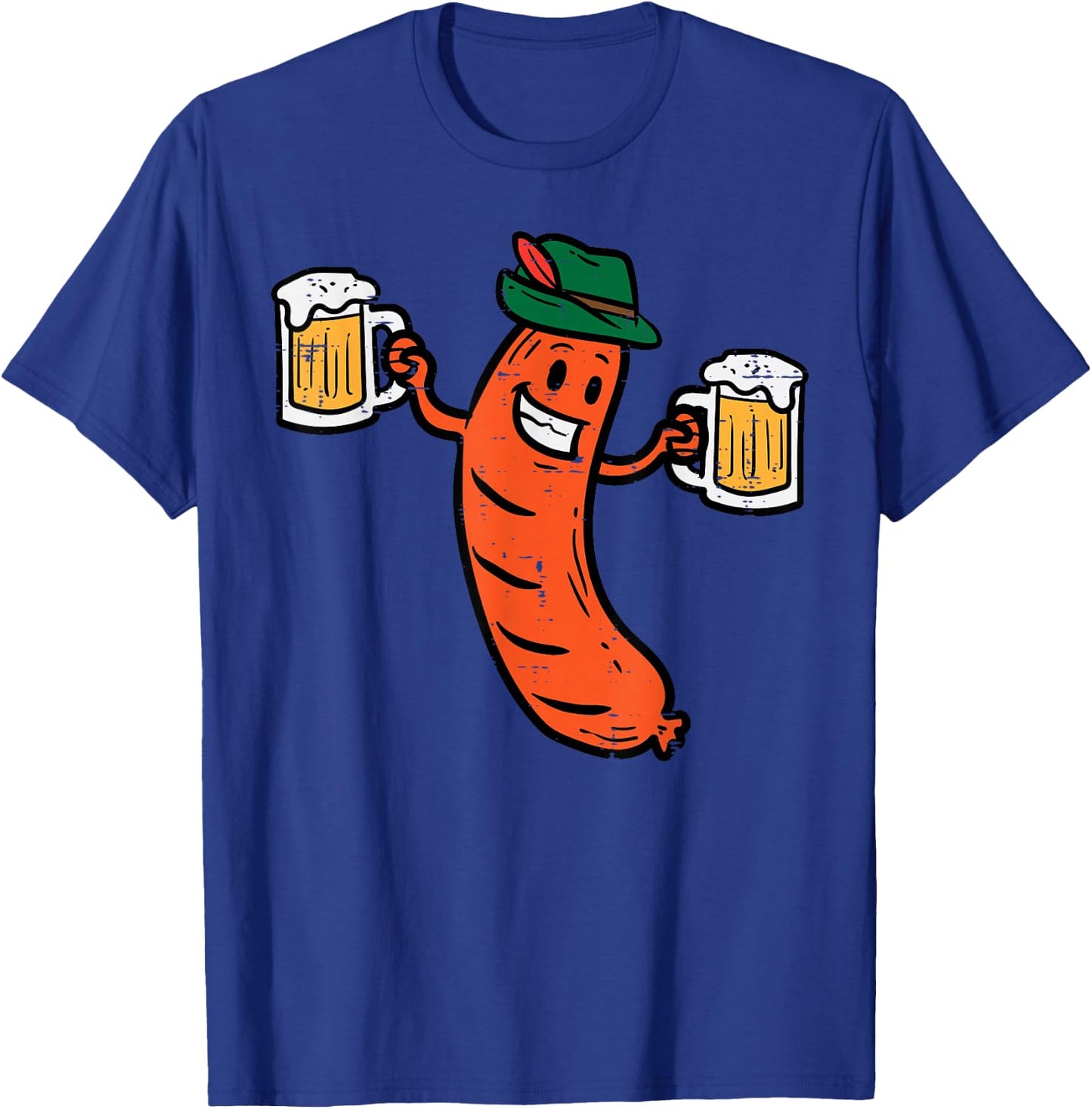 Oktoberfest Bratwurst German Sausage Costume Men Women Kids T-Shirt - T-Shirt | Royal
