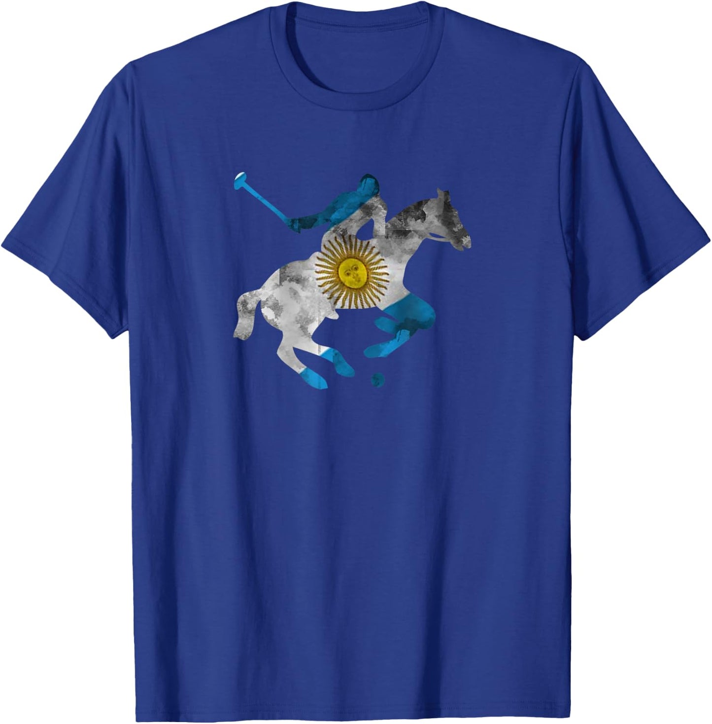 Vintage Horse Polo Riding Equestrian Argentina Shirt T-Shirt - T-Shirt | Royal