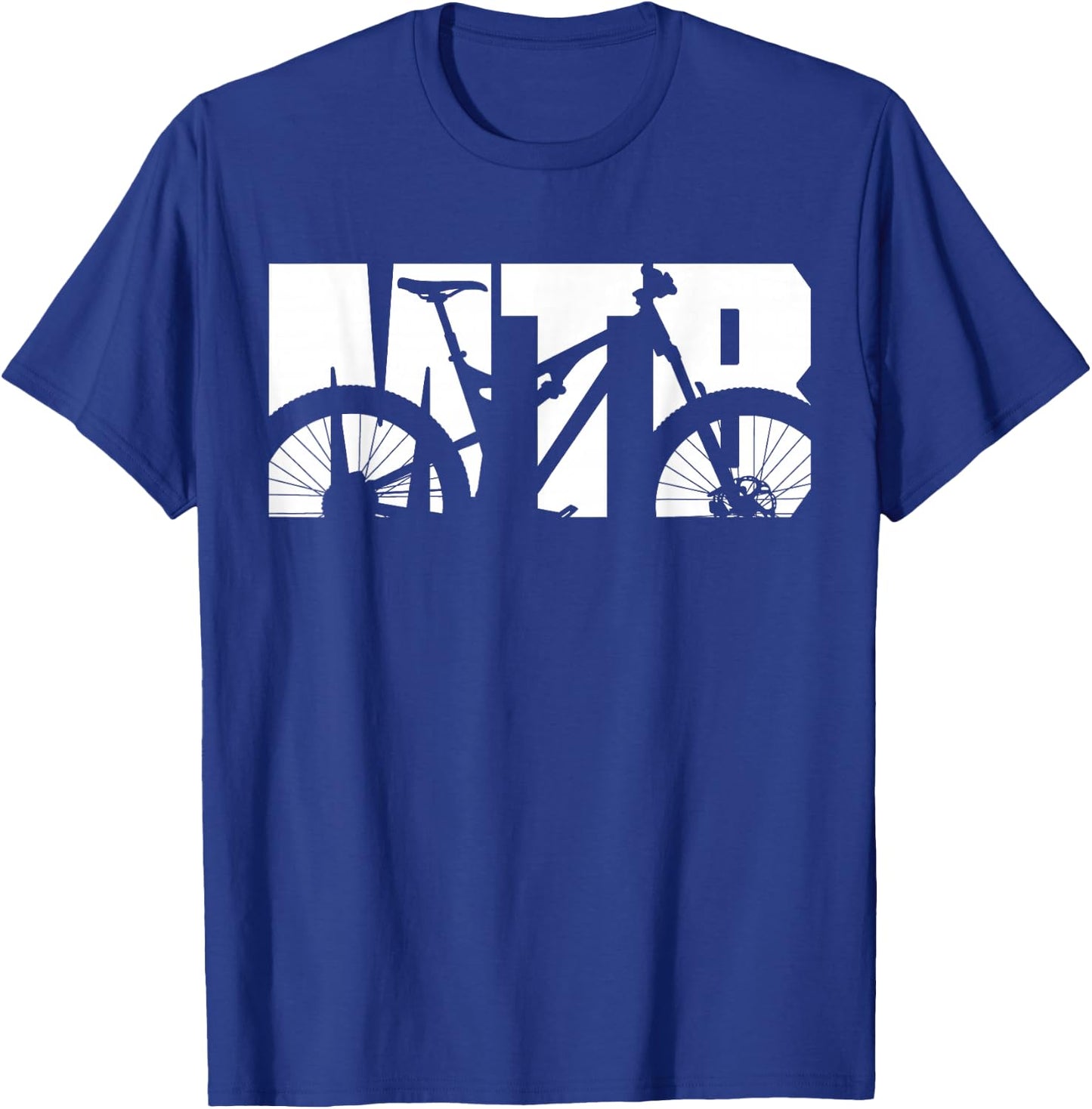 MTB Mountain Bike Shirt for Mountain Biker T-Shirt - T-Shirt | Royal