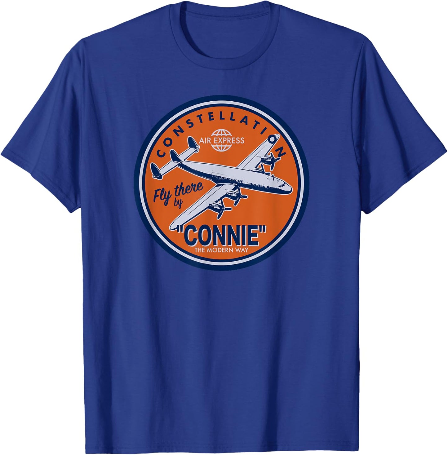 Constellation - Connie Airliner T-Shirt - T-Shirt | Royal