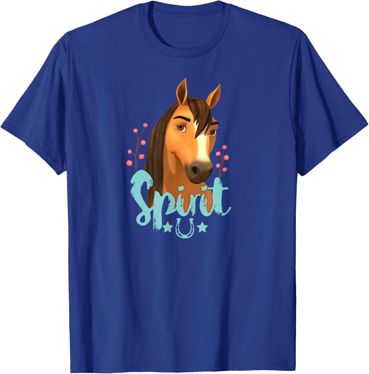 DreamWorks Spirit Riding Free - Spirit Horseshoe T-Shirt - T-Shirt | Royal
