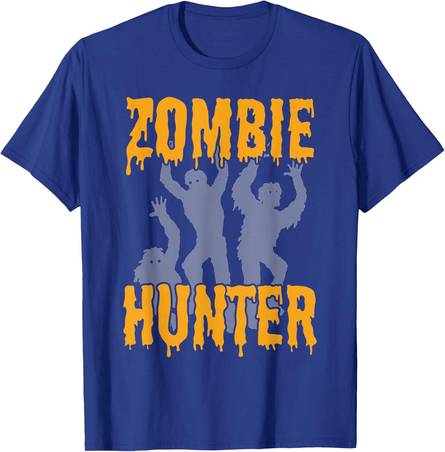 Funny Zombie Hunter Halloween party costume T-Shirt - T-Shirt | Royal