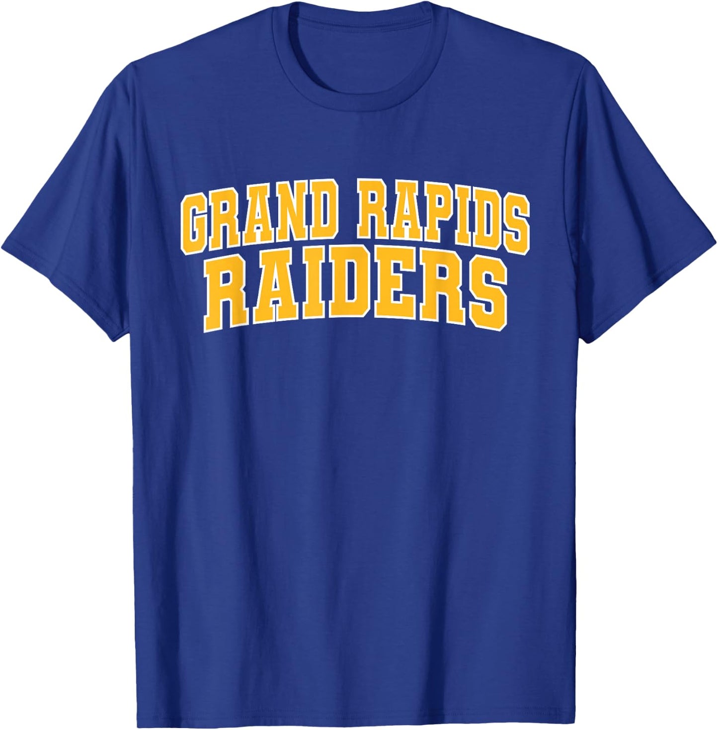 Grand Rapids Community College Raiders Apparel Sports Fan T-Shirt - T-Shirt | Royal