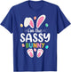 I'm The Sassy Bunny Matching Family Easter T-Shirt - T-Shirt | Royal