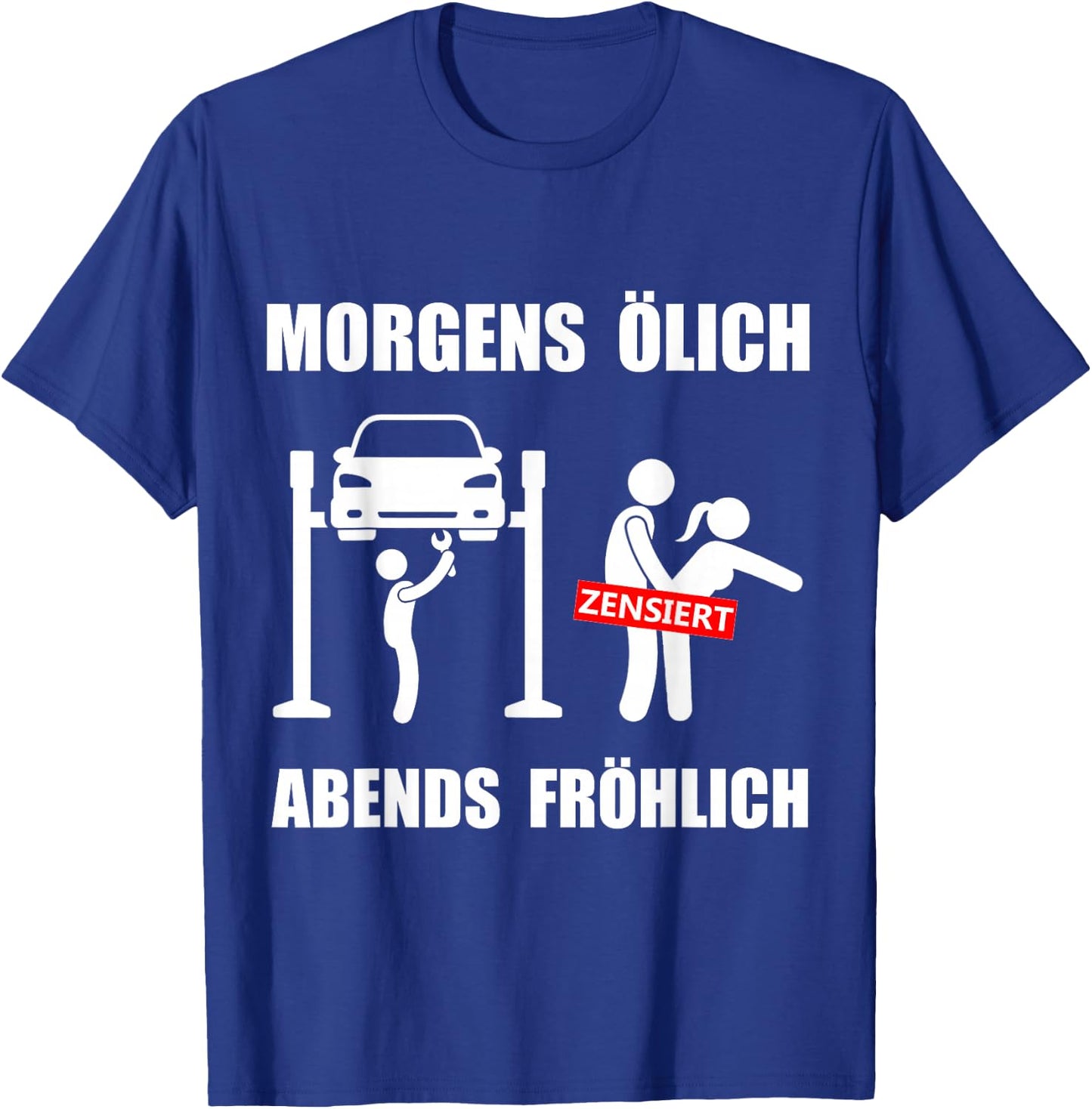 Herren KFZ Mechatroniker Lustige Mechaniker Sprüche ölich fröhlich T-Shirt - T-Shirt | Royal