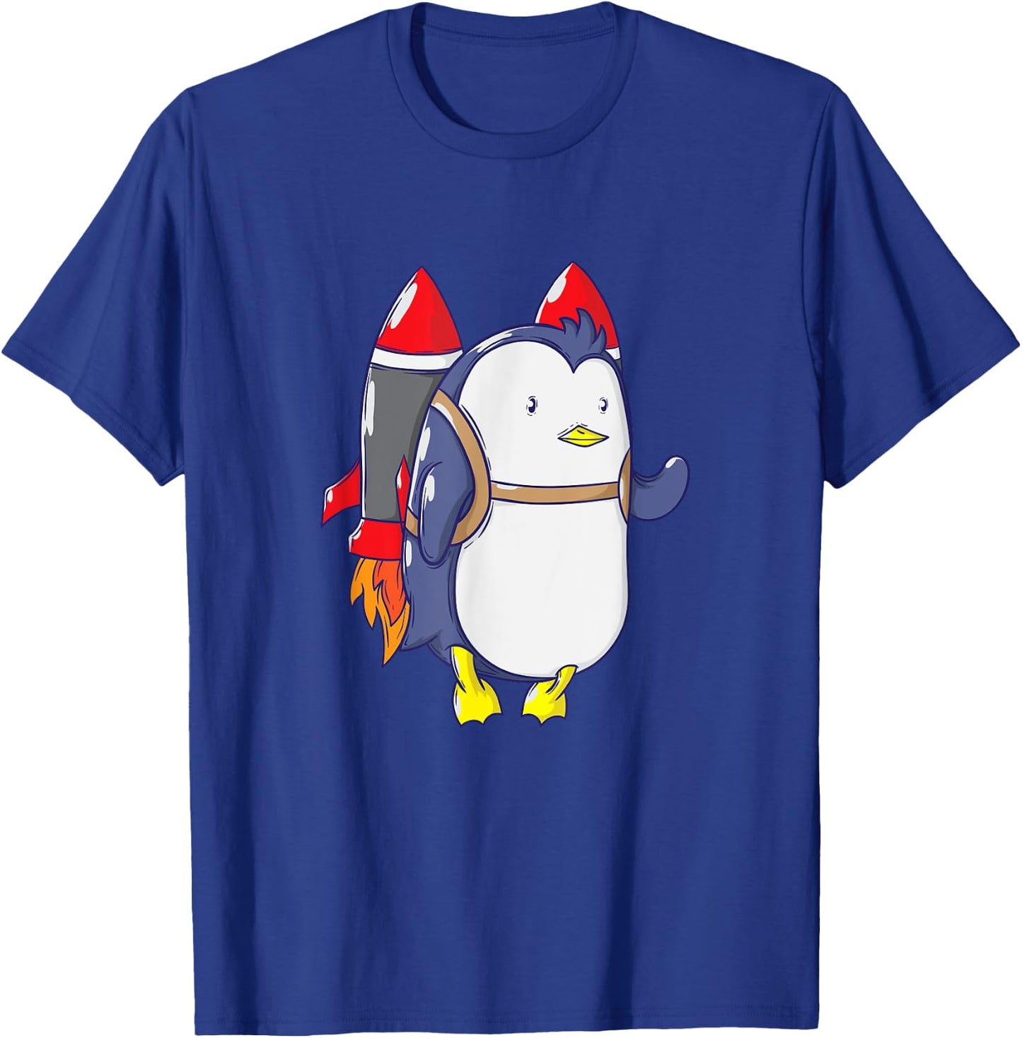 Rockets Penguin T-Shirt - T-Shirt | Royal