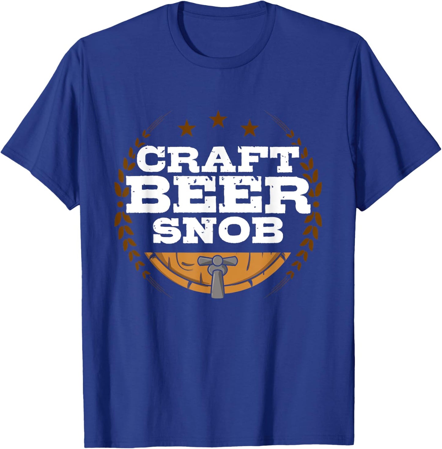 Craft Beer Snob Funny Craft Beer T-Shirt - T-Shirt | Royal