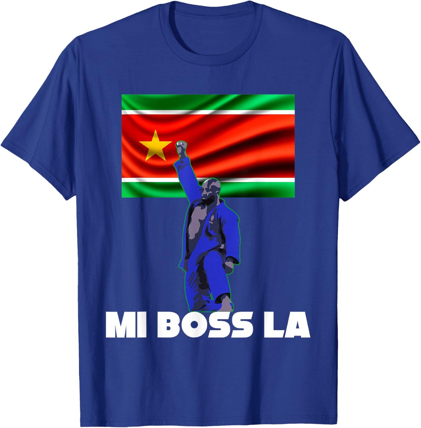 Guadeloupe Judo Champion The Boss Man Woman Child , Black, S T-Shirt - T-Shirt | Royal