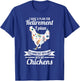 I have a plan for retirement chicken farmer Gift T-Shirt - T-Shirt | Royal