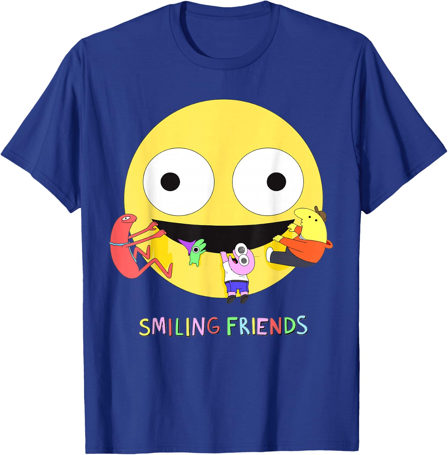 Smiling Friends T-Shirt - T-Shirt | Royal