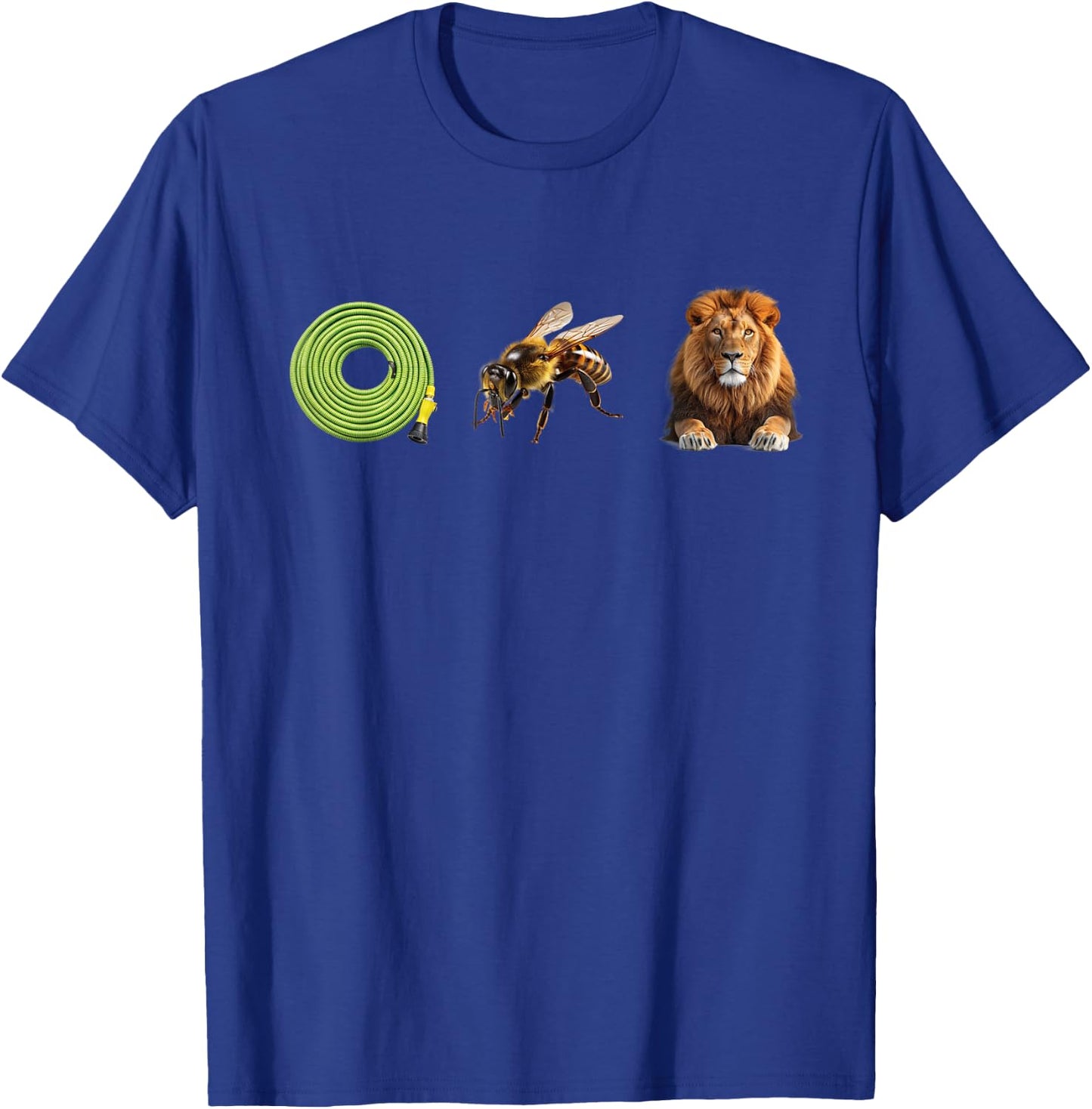 Hose Bee Lion Meme Realistic Costume Funny Pun Ho's Be Lying T-Shirt - T-Shirt | Royal