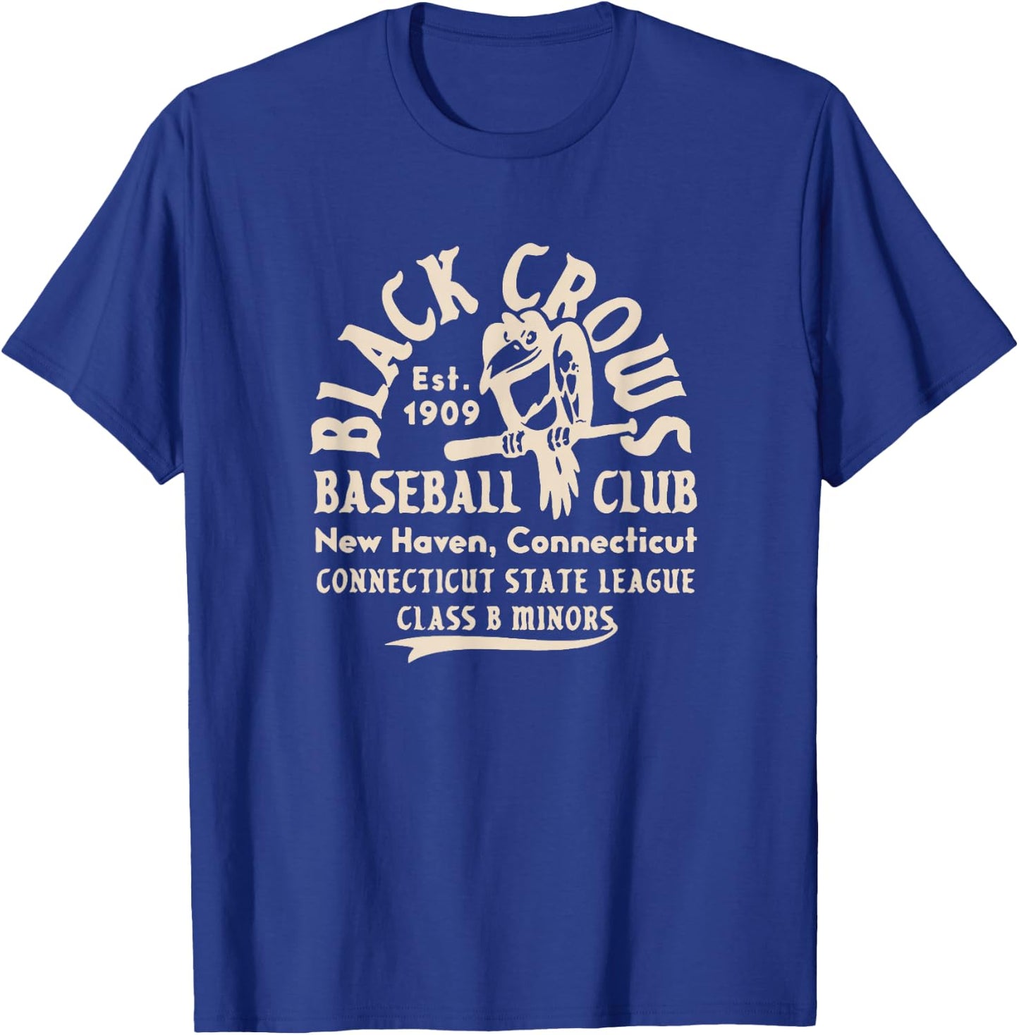 Vintage Crowes Defunct Connecticut New Haven Baseball Club T-Shirt - T-Shirt | Royal