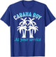 Cabana Boy at Your Service Funny pool party T-Shirt - T-Shirt | Royal