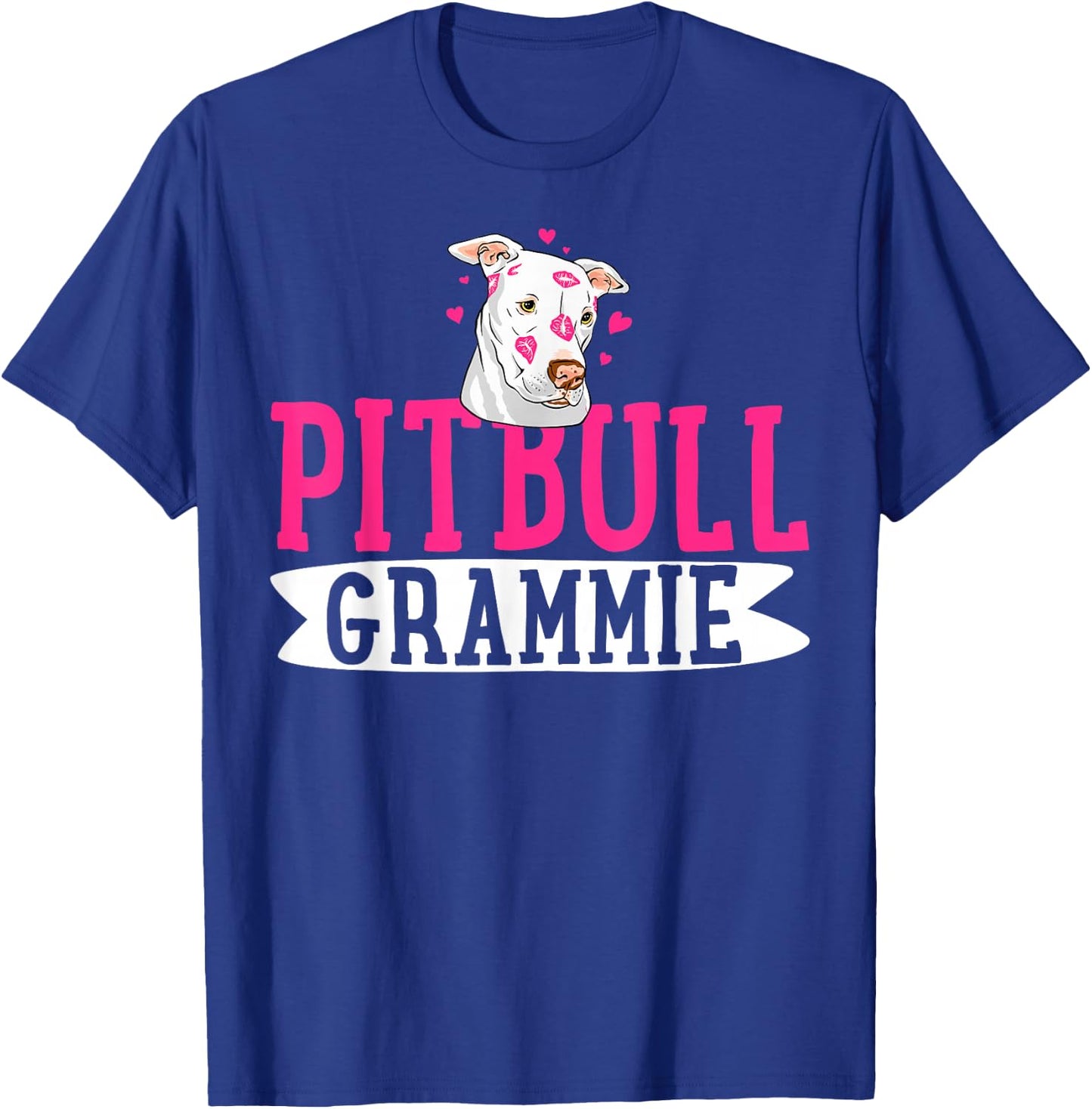 Pitbull Grammie Pit Bull Terrier Dog Pibble Mother's Day T-Shirt - T-Shirt | Royal