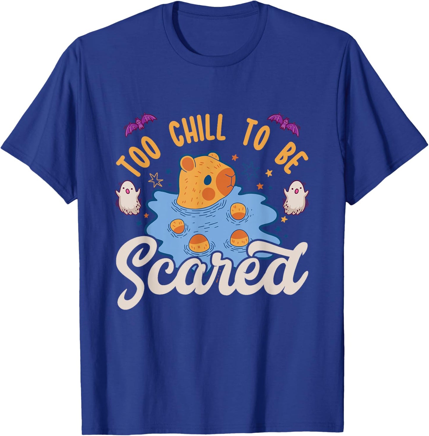 Spooky Capybara Squad Rodent Animal Halloween Capybara T-Shirt - T-Shirt | Royal