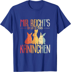 Mir reichts ich geh zu mein Rabbit Gift , black, s T-Shirt - T-Shirt | Royal