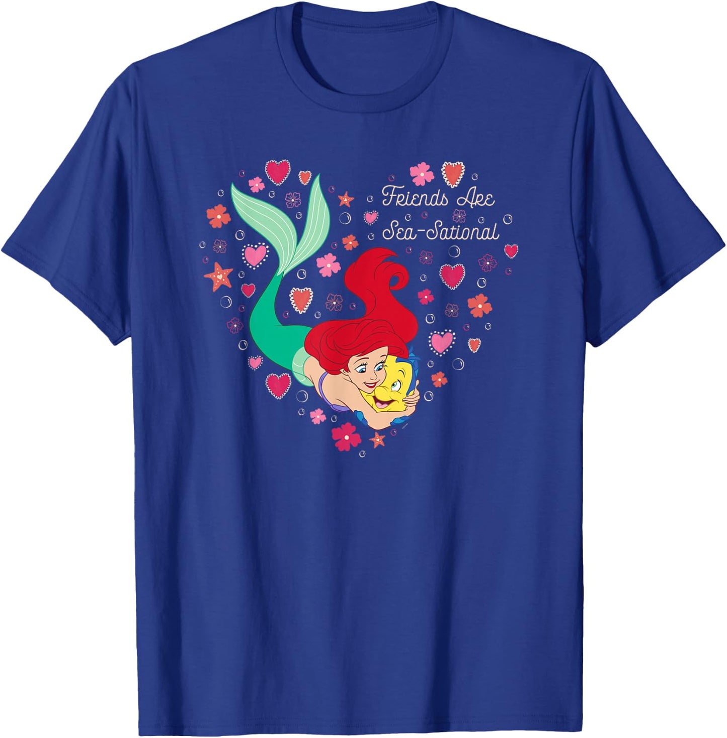 Disney The Little Mermaid Friends Are Sea-Sational Valentine T-Shirt - T-Shirt | Royal