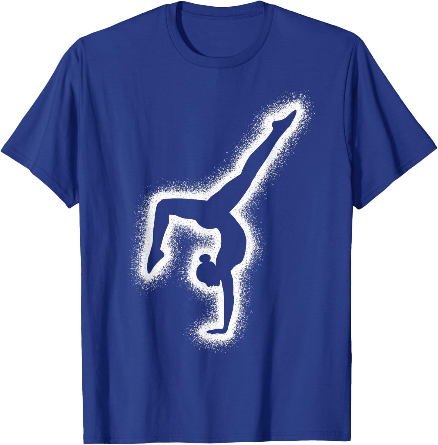 Gymnastics Handstand Girls Kids Gymnastics Women's , black T-Shirt - T-Shirt | Royal