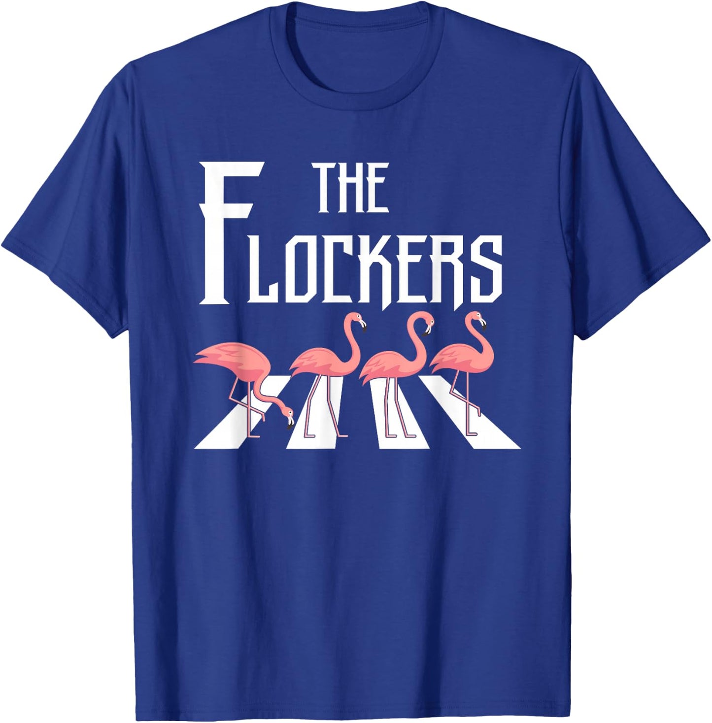 The Flockers Funny Flamingo T-Shirt - T-Shirt | Royal