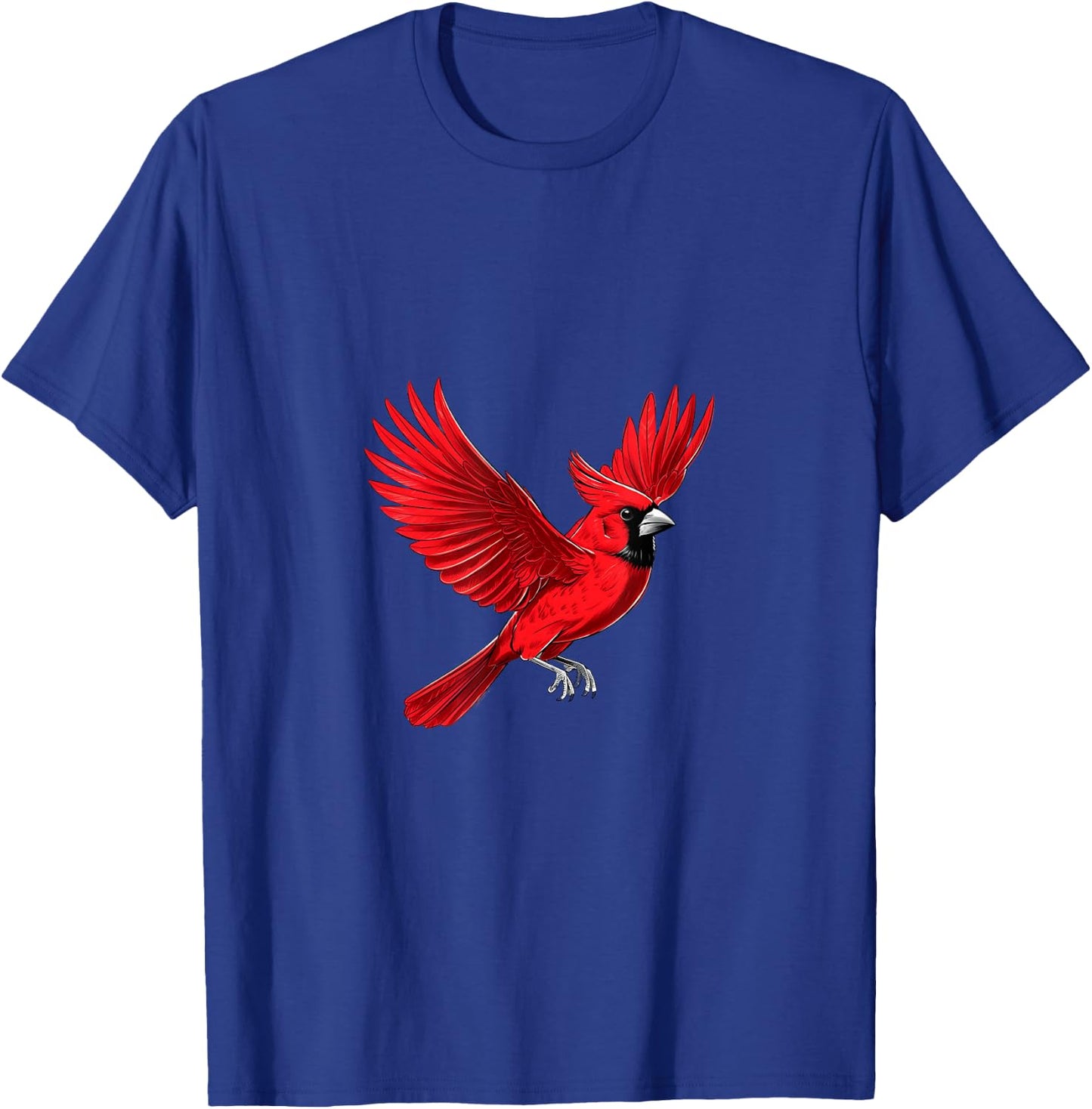 Lovely Northern Cardinal Bird Red Cardinal In Pocket T-Shirt - T-Shirt | Royal