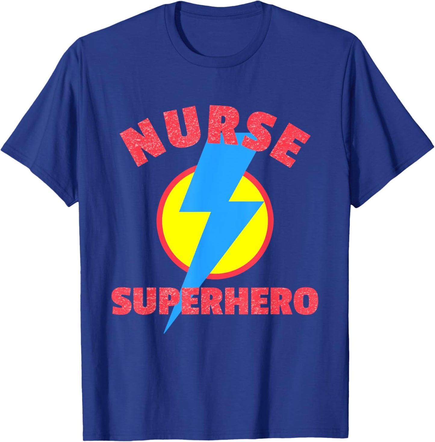 Nurse Superhero - RN Funny Halloween for Nurse T-Shirt - T-Shirt | Royal