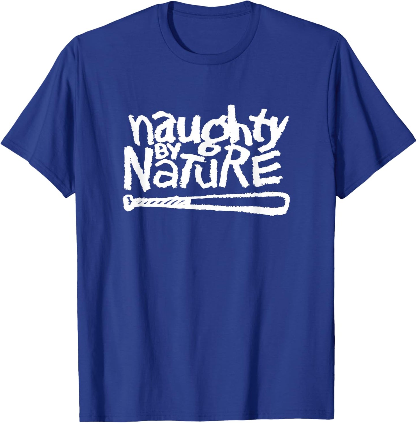 Naughty By Nature - White Classic Logo T-Shirt - T-Shirt | Royal