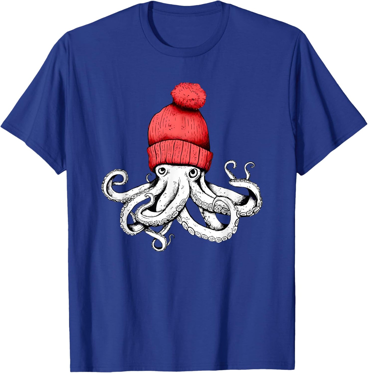 Octopus Chillin T-Shirt - T-Shirt | Royal