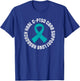 C-PTSD Awareness Ribbon Support Month T-Shirt - T-Shirt | Royal
