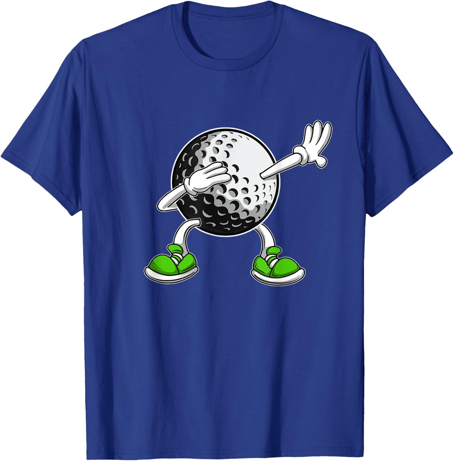 Dabbing Golf Ball - Golf Lover Golfing Golfer Putter T-Shirt - T-Shirt | Royal