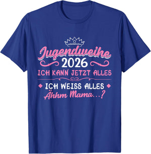 Jugendweihe 2026 Mädchen Junge T-Shirt - T-Shirt | Royal
