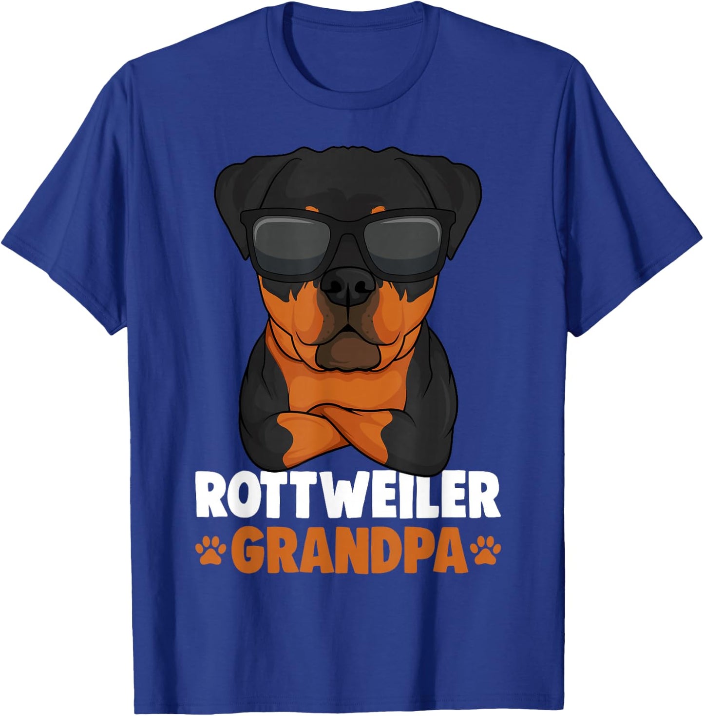 Rottweiler Grandpa Rottie Dog Men T-Shirt - T-Shirt | Royal